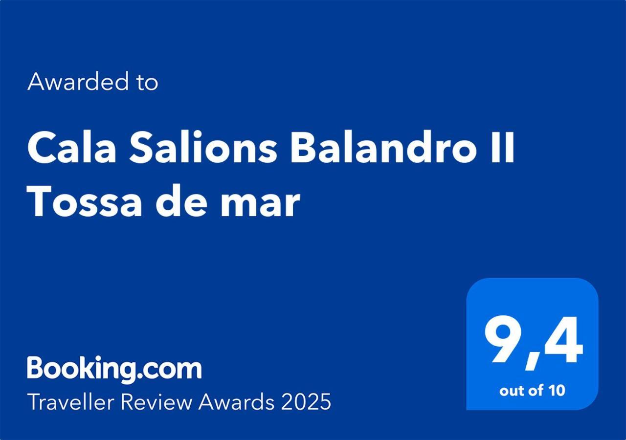 Cala Salions Balandro II Tossa De Mar Lejlighed Canet De Mar Eksteriør billede